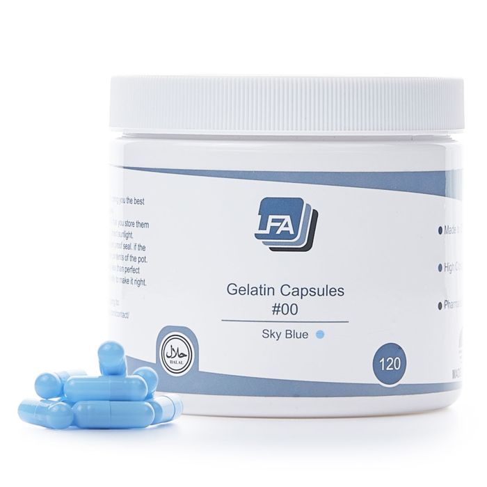 1000 Capsule vuote, gelatine rigide, dimensione 0 blu / bianco, con, 13,99 €