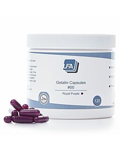 Empty Gelatin Capsules - Size #00 Royal Purple